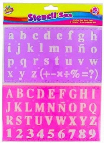 Alphabet letters number - letters, &