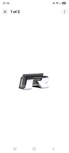 Badge front grill emblem - r,