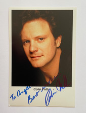 Colin Firth - The King's Speech - Original Hand Signed Autograph
