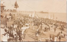 Brighton Beach Scene Crowded