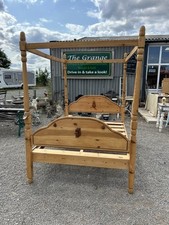 Pine Double 4 Poster Bed Frame