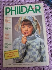 Vintage Phildar Knitting Pattern Magazine Childrens No 124 1980s