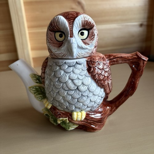 Vintage ceramic owl design - ceramic,
