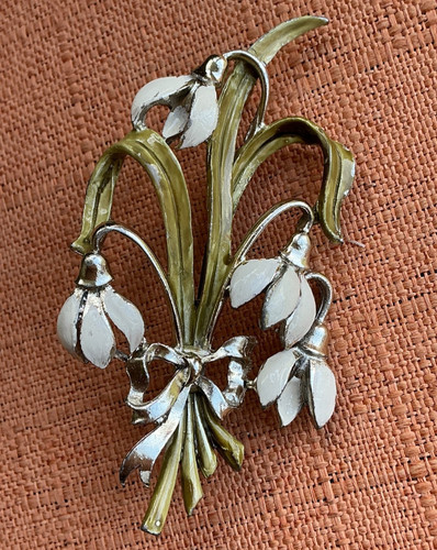 Vintage exquisite snowdrop - vintage,