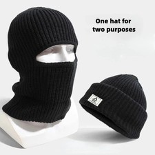 2 IN 1 Mens Beanie Hat