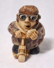 Pot Bellys - Mouse Clicker - IT Man Figurine - Martin Perry Harmony Ball