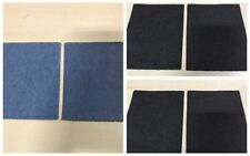 PAIR OF DENIM IRON-ON DENIM PATCHES JEANS REPAIR LIGHT BLUE / DARK BLUE / BLACK