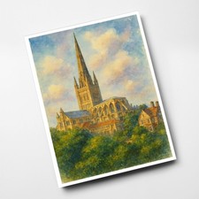 A6 PRINT - Norwich Cathedral