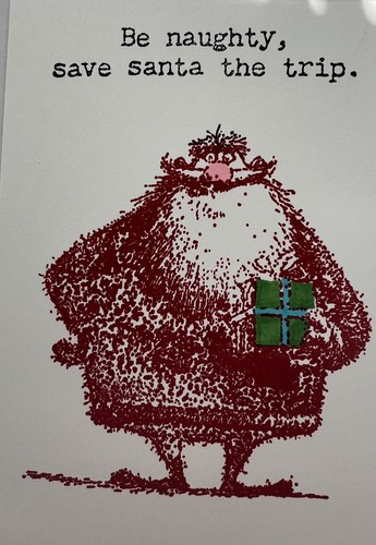 Humorous father christmas and - humorous,