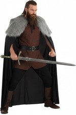 Mens Viking Warrior Long Cape