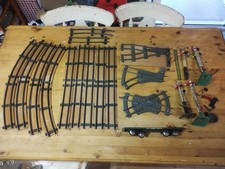 Vintage Tin Plate O Gauge Train Set Job Lot - Hornby & Wells