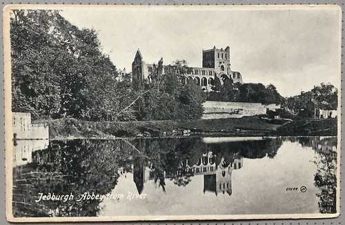 Jedburgh abbey from the - the, river