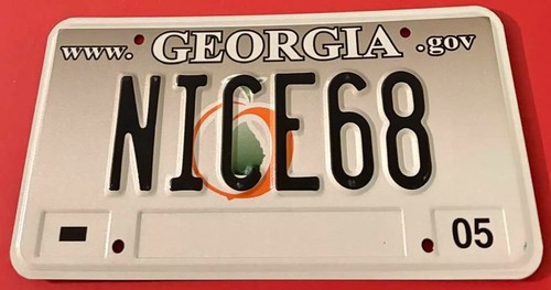 Nice68 vanity license plate - vanity,