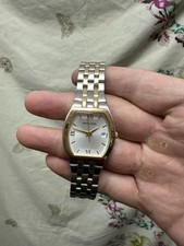 PIERRE CARDIN Two Tone Wrist Watch Quartz Stainless Steel Bracelet Strap Date