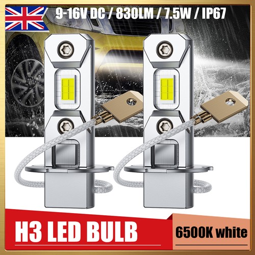 Led bulbs white - 2x, h3