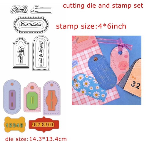 Bookmark tags greetings metal - bookmark,