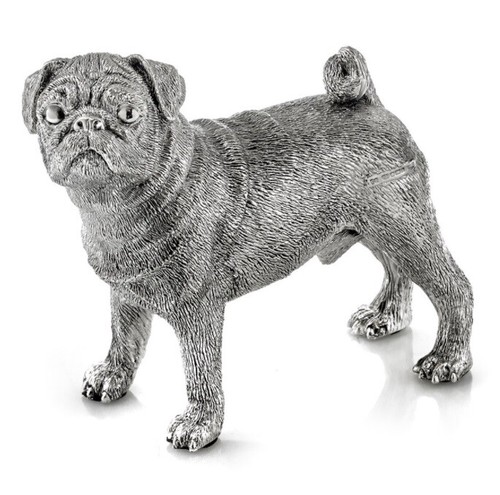 Silver pug model - -, fully