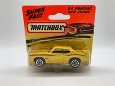 Matchbox '70 Pontiac GTO Judge #64 Lemon Yellow 1998 loose