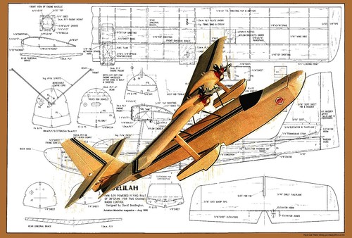 Model airplane plans - model,