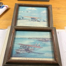 Set of 2 Vintage Pan Am 1st