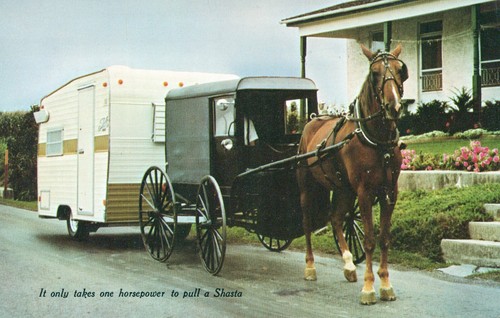 Trailer advertising postcard - trailer,