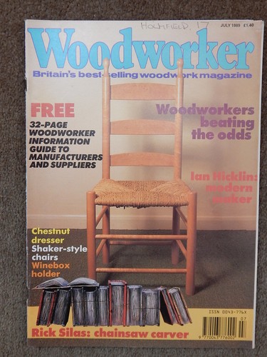 Woodworker magazine july 1989 - magazine,