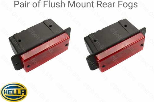 Pair hella flush mounted - pair, of