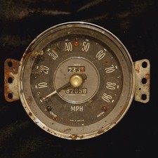 Smiths vintage speedometer mph - speedometer,