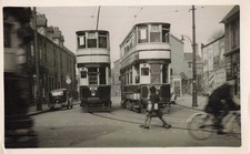 1939 PHOTOGRAPH OF TRAMS, BIRMINGHAM - NOT A POSTCARD (ref 5920/23)
