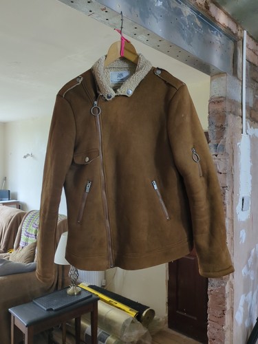 Sixth june mens faux suede - faux, suede/fur