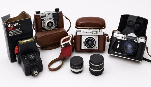 Vintage camera job - lot, –