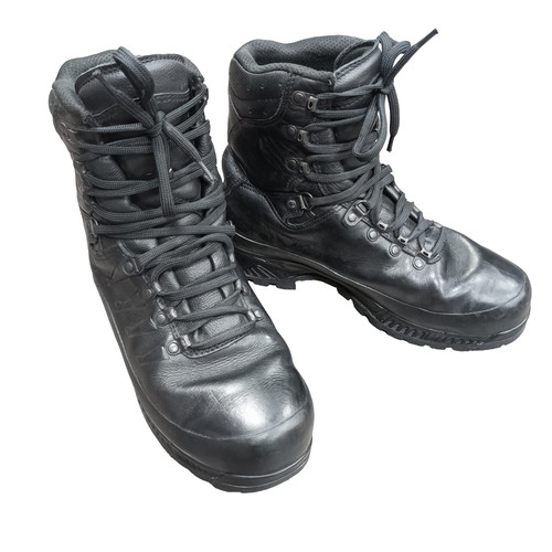 Meindl black leather - leather, combat
