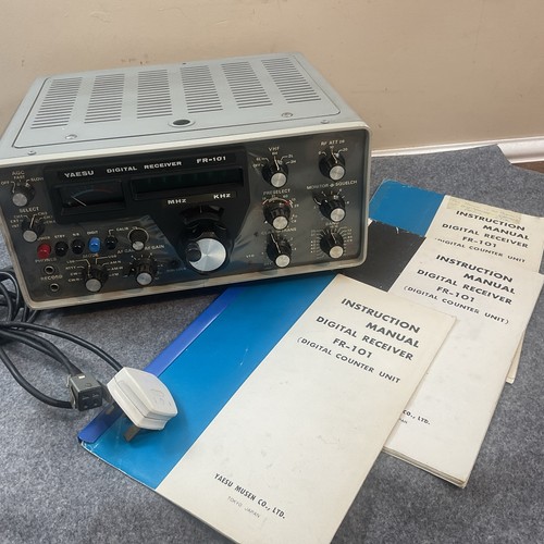 Yaesu 101 communications - yaesu, fr-101