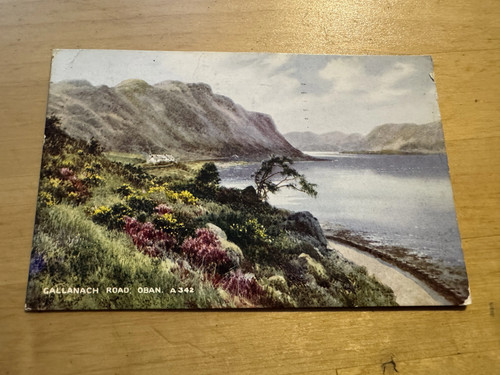 Postcard gallanach road oban - -,