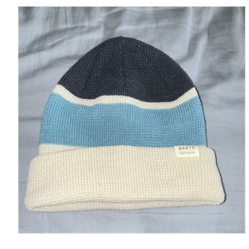 Barts striped knit beanie hat - barts,