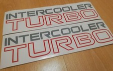 Side Decals Intercooler Turbo