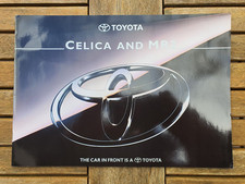 Toyota Celica and MR2 1995 car sales brochure. Includes ST GT Cabriolet T-Bar 
