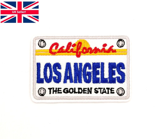 California car reg plate - car, iron