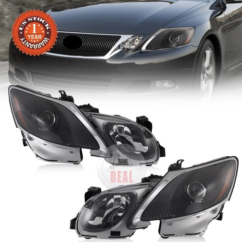 Black hid headlight - black,