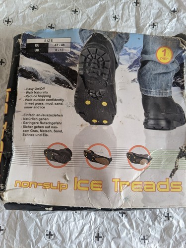 Non slip ice treads crampons - ice,
