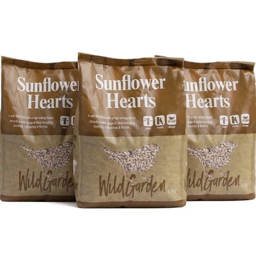 Wild garden sunflower hearts - garden,