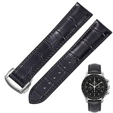 Black Alligator Grain Leather