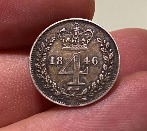 1846 maundy fourpence - 1846,