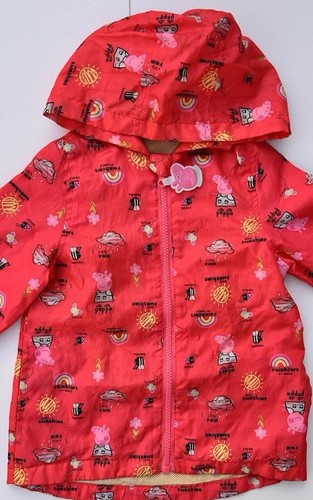 Peppa pig girls red hooded - red,