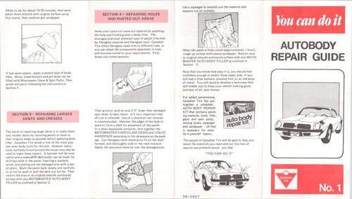 Vintage canadian tire autobody - tire,