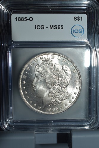 1885 morgan icg - ms65, |