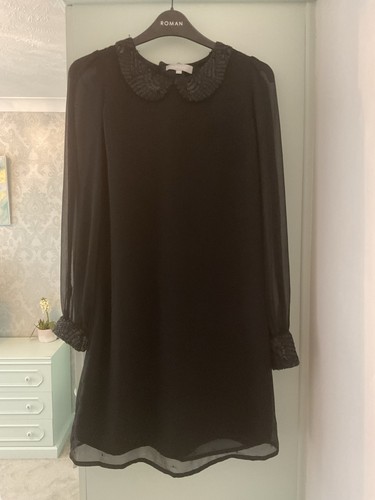 Red herring lined - black, dress