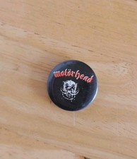 Vintage Motorhead  Rock Band Small Pin Badge
