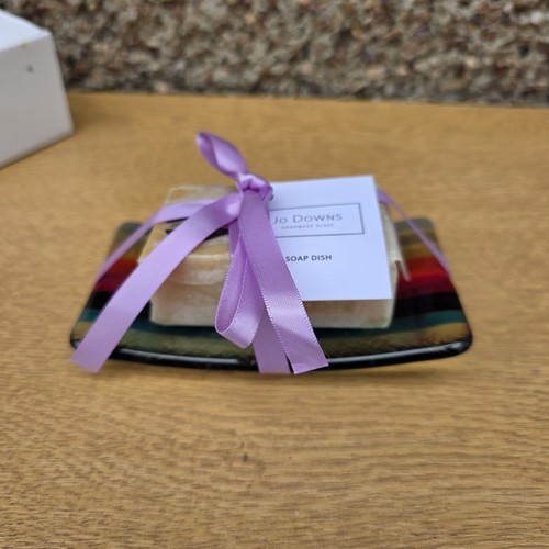 Downs handmade glass soap - jo,