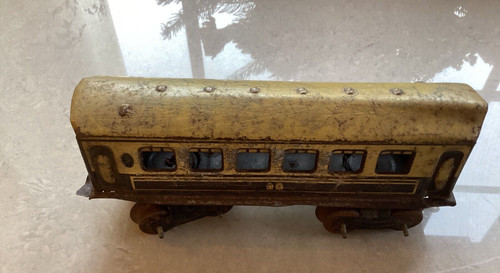 Vintage tin plate gauge - o,